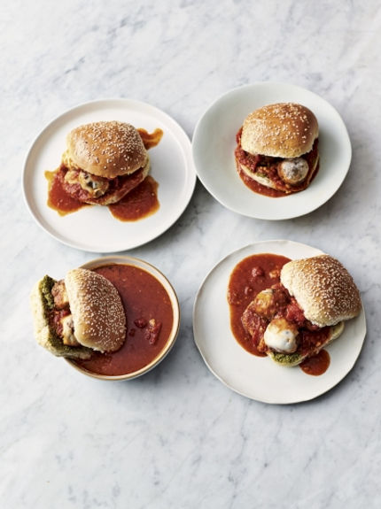 Messy Meatball Buns from Jamie Oliver