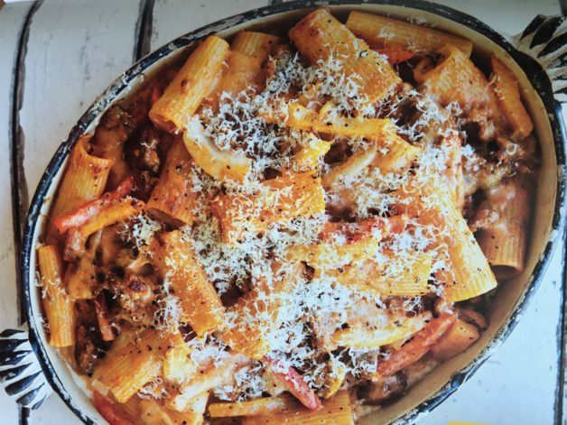 Baked Rigatoni with Fennel, Sausage & Peppers Recipe